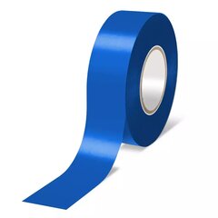Elektroizolācijas lente PVC zila 19mmx10m Dedra цена и информация | Механические инструменты | 220.lv