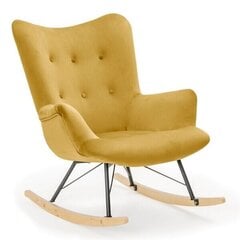 Šūpuļkrēsls Intromit Angel, dzeltens cena un informācija | Atpūtas krēsli | 220.lv