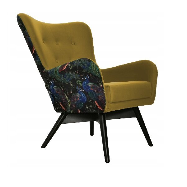 Krēsls Intromit, dzeltens цена и информация | Atpūtas krēsli | 220.lv