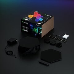 Nanoleaf Shapes Ultra Black Hexagon LED gaismas paneļi cena un informācija | Sienas lampas | 220.lv