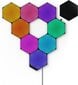 Nanoleaf Shapes Ultra Black Hexagon LED gaismas paneļi cena un informācija | Sienas lampas | 220.lv