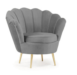 Krēsls Intromit Glamour, pelēks цена и информация | Кресла в гостиную | 220.lv