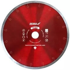 Dimanta disks cietai keramikai Dedra 180x25,4mm cena un informācija | Rokas instrumenti | 220.lv