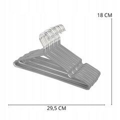 Bērnu metāla pakaramie, 20 gab. цена и информация | Мешки для одежды, вешалки | 220.lv