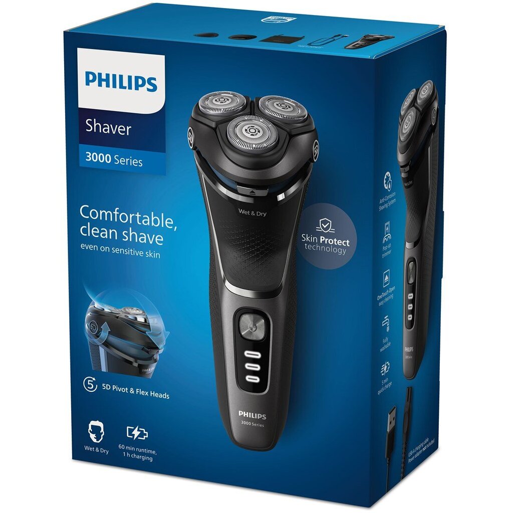 PHILIPS S3343/13 цена и информация | Bārdas skuvekļi | 220.lv