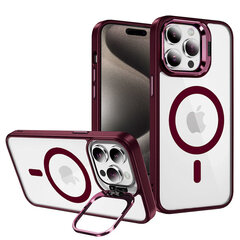 Чехол Tel Protect Kickstand Magsafe для Iphone 15 Pro, светло-розовый цена и информация | Чехлы для телефонов | 220.lv