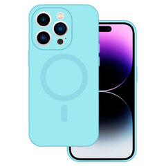 Силиконовый чехол TEL PROTECT Max для iPhone 15 Pro, голубой цена и информация | Чехлы для телефонов | 220.lv