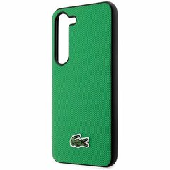 Оригинальный жесткий чехол LACOSTE Iconic Petit Pique MagSafe LCHMS24LPVCK для Samsung Galaxy S24 Ultra, черный цена и информация | Чехлы для телефонов | 220.lv