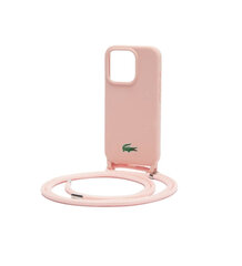 Оригинальный чехол LACOSTE, твердый силиконовый шнур LCHCP15LSCCRLP для iPhone 15 Pro Light Pink, розовый цена и информация | Чехлы для телефонов | 220.lv