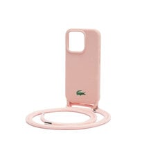 Оригинальный чехол LACOSTE, жесткий силиконовый шнур LCHCP15XSCCRLP для iPhone 15 Pro Max, светло-розовый цена и информация | Чехлы для телефонов | 220.lv