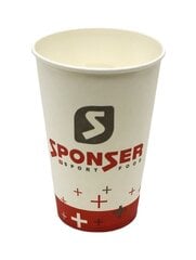 Чашка для питья Sponser, белый цвет цена и информация | Другие аксессуары для велосипеда | 220.lv