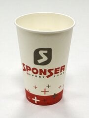 Чашка для питья Sponser, белый цвет цена и информация | Другие аксессуары для велосипеда | 220.lv