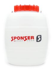 Бочка для напитков Sponser, белая, 15 л цена и информация | Другие аксессуары для велосипеда | 220.lv