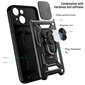 Slide Camera Armor Case iPhone 12 Pro Max Black cena un informācija | Telefonu vāciņi, maciņi | 220.lv