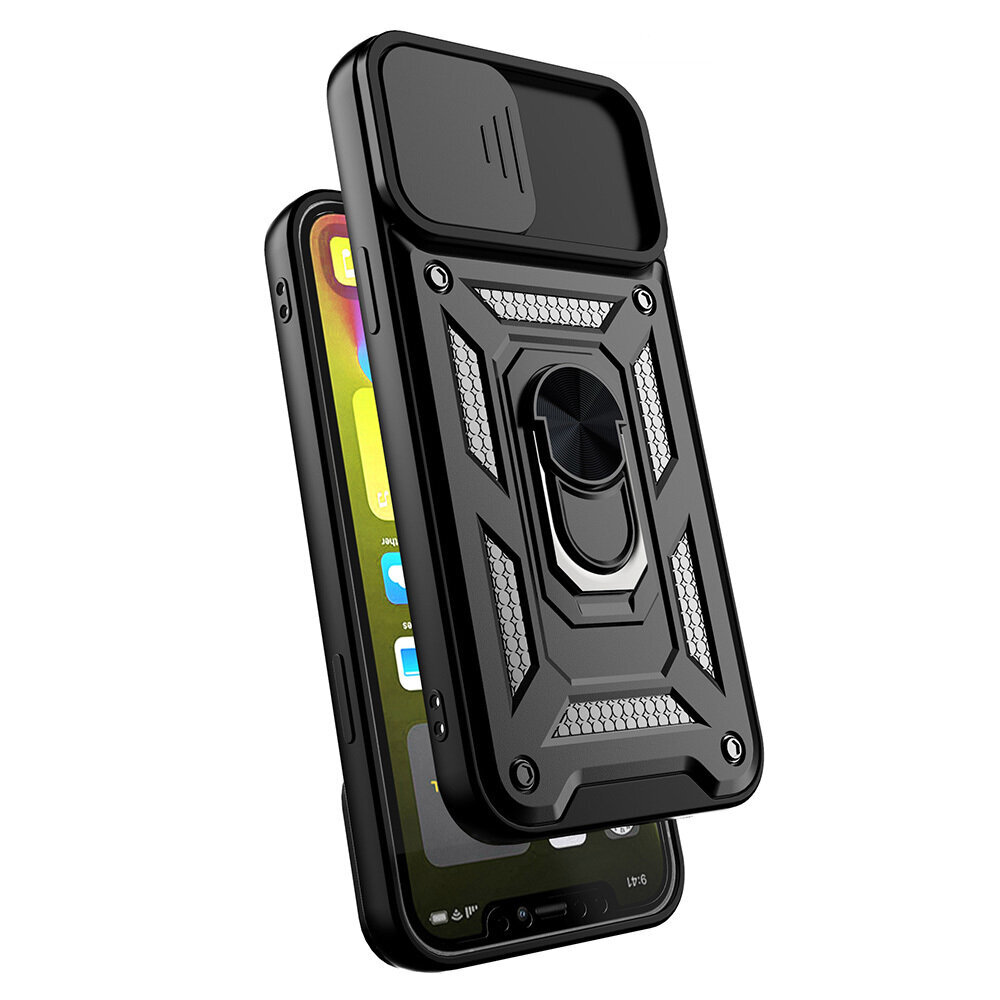 Slide Camera Armor Case Motorola Moto G84 5G Black цена и информация | Telefonu vāciņi, maciņi | 220.lv