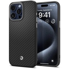 Spigen Enzo Aramid Mag Case with MagSafe for iPhone 15 Pro Max - Matte Black цена и информация | Чехлы для телефонов | 220.lv