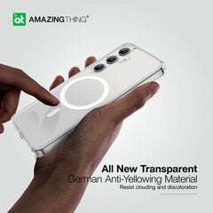 Чехол Amazing Thing Minimal Magsafe 6,6FT S24PMMINCL для Samsung Galaxy S24 Plus, прозрачный цена и информация | Чехлы для телефонов | 220.lv