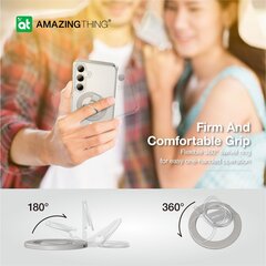 Чехол Amazing Thing Minimal Magsafe Grip Ring Case S24MRMINCL для Samsung Galaxy S24, прозрачный цена и информация | Чехлы для телефонов | 220.lv