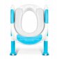 Tualetes sēdeklis ar pakāpienu Ricokids, zils/balts cena un informācija | Bērnu podiņi | 220.lv