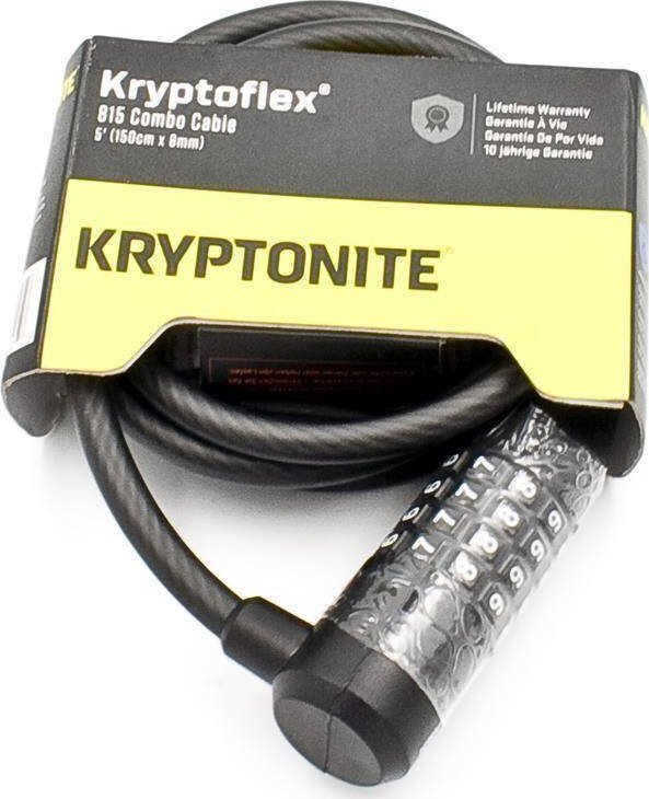 Velosipēda slēdzene Kryptonite Kryptoflex 815 cena un informācija | Velo slēdzenes | 220.lv