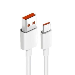 Oriģinālais USB kabelis Huawei SuperCharge 6A (66w) Type-C balts (1M) (servisa pakotne) cena un informācija | Adapteri un USB centrmezgli | 220.lv