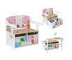 Bērnu galda un krēsla komplekts 3in1 Costway цена и информация | Bērnu krēsliņi un bērnu galdiņi | 220.lv