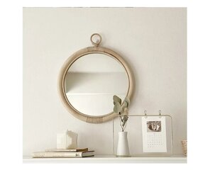Boho sienas spogulis 40cm 322052 cena un informācija | Spoguļi | 220.lv