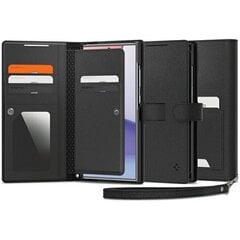 Spigen Wallet "S" Plus Sam S24 Ultra S928 czarny|black ACS07308 цена и информация | Чехлы для телефонов | 220.lv