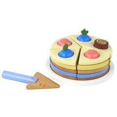 Koka kūkas gabaliņi Lean Toys, 8d. цена и информация | Игрушки для девочек | 220.lv