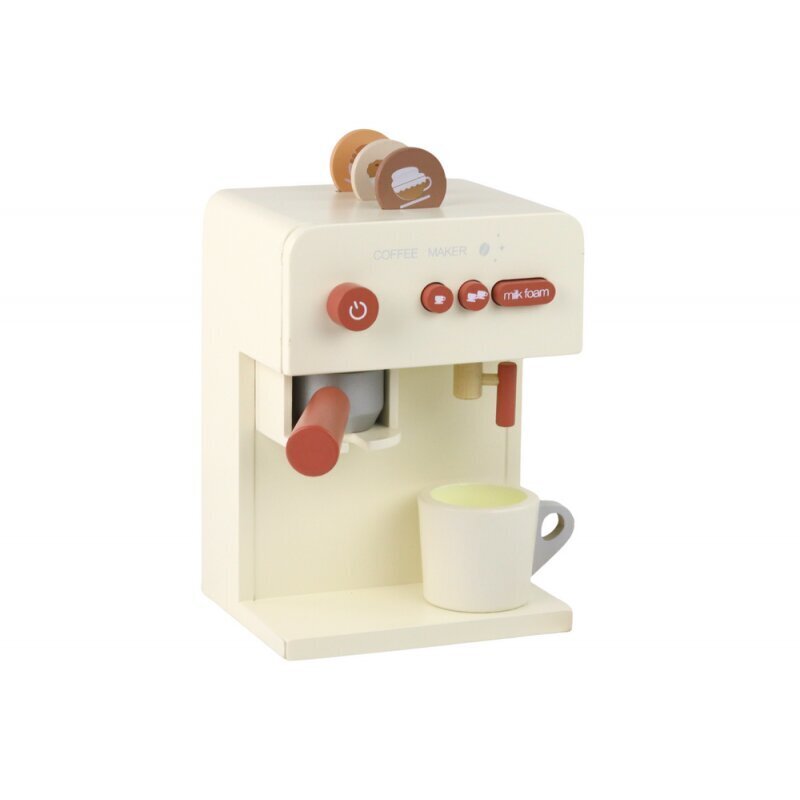 Koka kafijas automāts Lean Toys, balts цена и информация | Rotaļlietas meitenēm | 220.lv