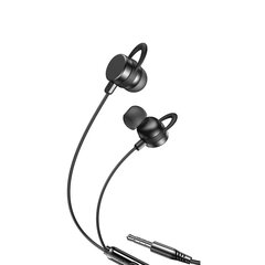 XO wired earphones EP63 jack 3,5 mm black цена и информация | Наушники | 220.lv