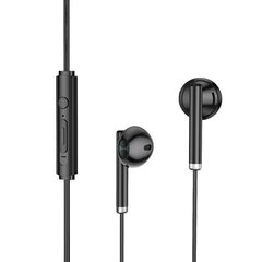 WIWU wired earphones EB312 jack 3,5mm black цена и информация | Наушники | 220.lv
