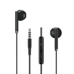 WIWU wired earphones EB312 jack 3,5mm black цена и информация | Наушники с микрофоном Asus H1 Wireless Чёрный | 220.lv