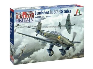 Сборная пластиковая модель. Italeri - Junkers Ju87B Stuka, 1/48, 2807 цена и информация | Склеиваемые модели | 220.lv
