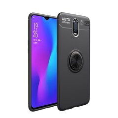 Твердый силиконовый чехол (TPU) „FOCUS“ Kickstand - чёрный (OnePlus 7) цена и информация | Чехлы для телефонов | 220.lv