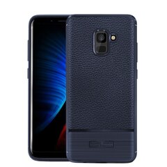 „Armor“ твердый силиконовый чехол (TPU) – синий (Galaxy A8+ 2018) цена и информация | Чехлы для телефонов | 220.lv