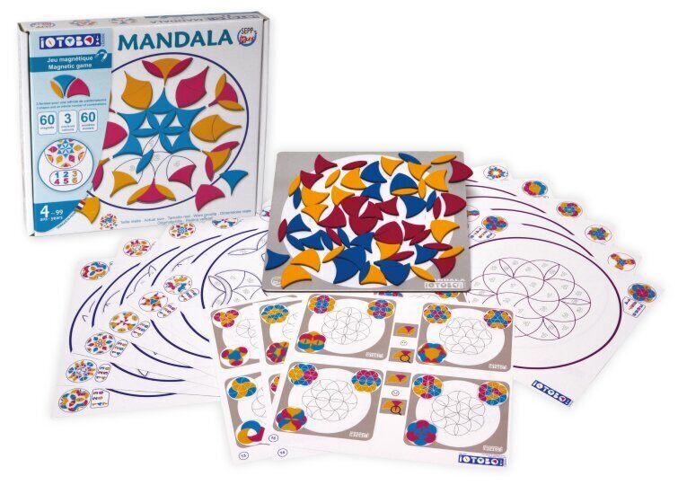 Magnētiskā spēle Mandala Sepp Jeux cena un informācija | Attīstošās rotaļlietas | 220.lv