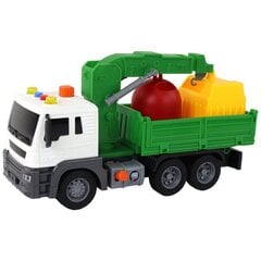 Rotaļu atkritumu vedējs ar piederumiem Lean Toys, zaļš цена и информация | Игрушки для мальчиков | 220.lv