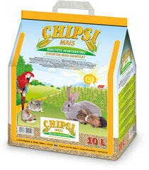 Chipsi наполнитель из кукурузных початков для мелких домашних животных 10L цена и информация | Подстилка, сено для грызунов | 220.lv
