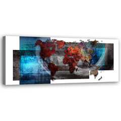 Картина «Карта мира» цена и информация | Картины | 220.lv