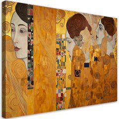 Glezna uz audekla, Gustavs Klimts, Sievietes zelta portrets цена и информация | Картины | 220.lv