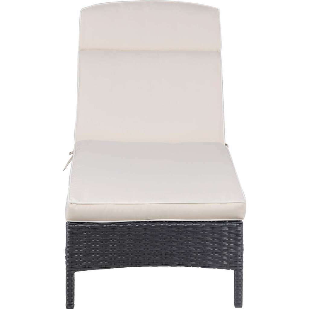 Rotangpalmas krēsls ar regulējamu atzveltni, 10150591 cena un informācija | Sauļošanās krēsli | 220.lv