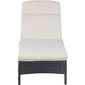 Rotangpalmas krēsls ar regulējamu atzveltni, 10150591 cena un informācija | Sauļošanās krēsli | 220.lv