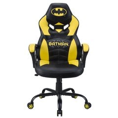 Spēļu krēsls Subsonic Junior Batman V2, melns/dzeltens cena un informācija | Biroja krēsli | 220.lv