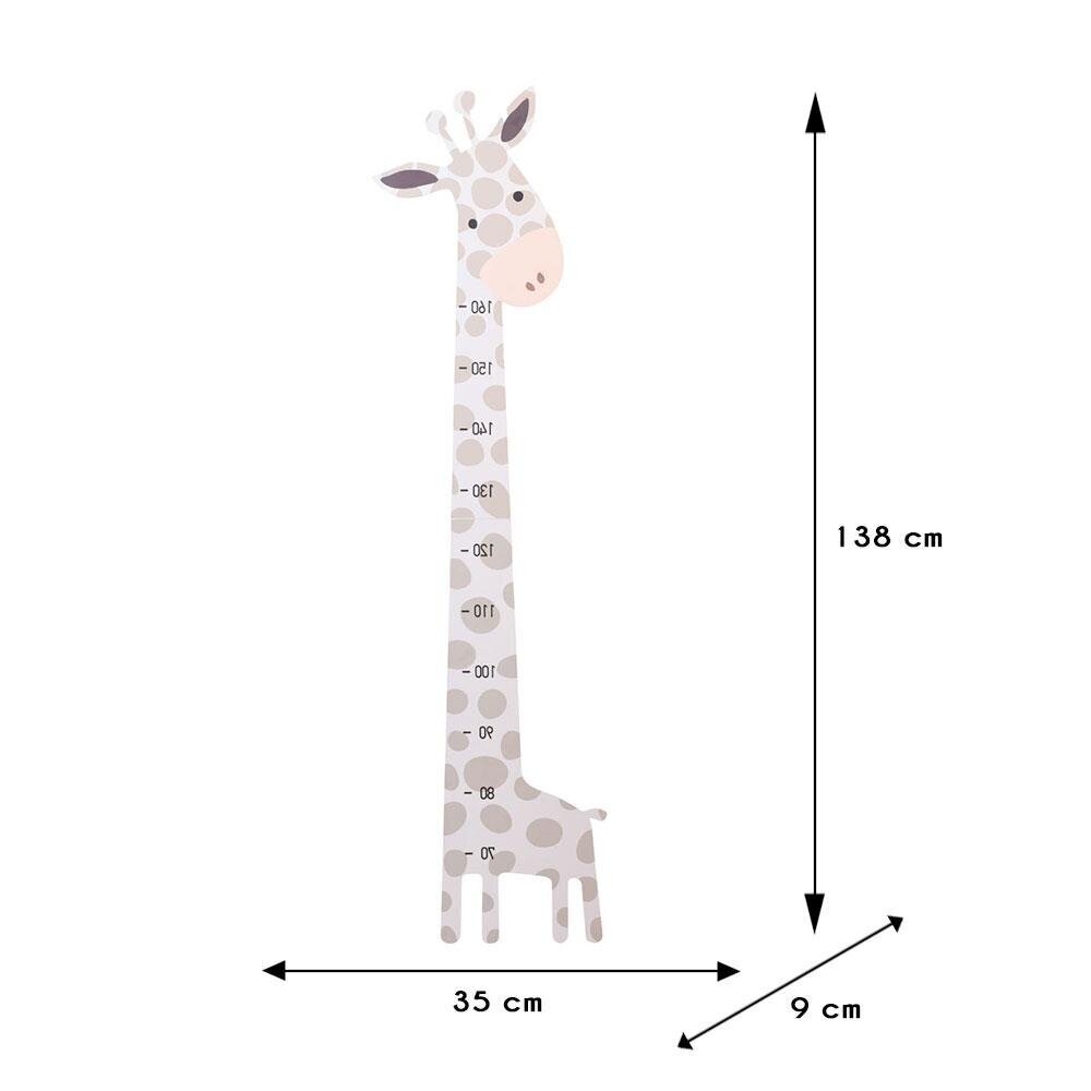 Žirafes sienas dekors, 138x35 cm цена и информация | Dekoratīvās uzlīmes | 220.lv