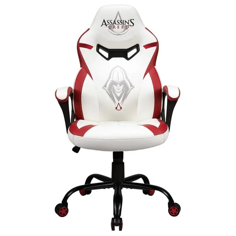 Spēļu krēsls Subsonic Junior Assassins Creed, balts/sarkans cena un informācija | Biroja krēsli | 220.lv