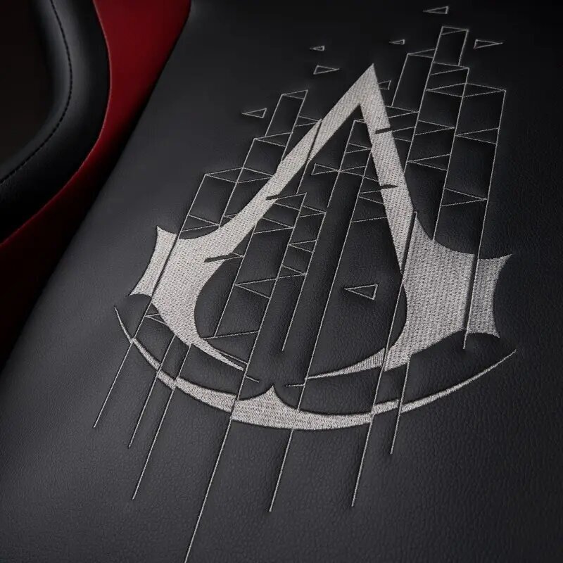 Spēļu krēsls Subsonic Pro Assassins Creed, melns/sarkans cena un informācija | Biroja krēsli | 220.lv
