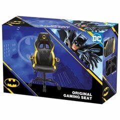 Spēļu krēsls Subsonic Original Batman, melns/dzeltens cena un informācija | Biroja krēsli | 220.lv