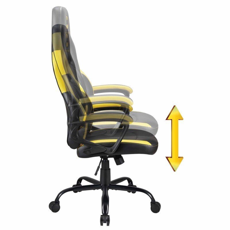 Spēļu krēsls Subsonic Original Batman, melns/dzeltens цена и информация | Biroja krēsli | 220.lv