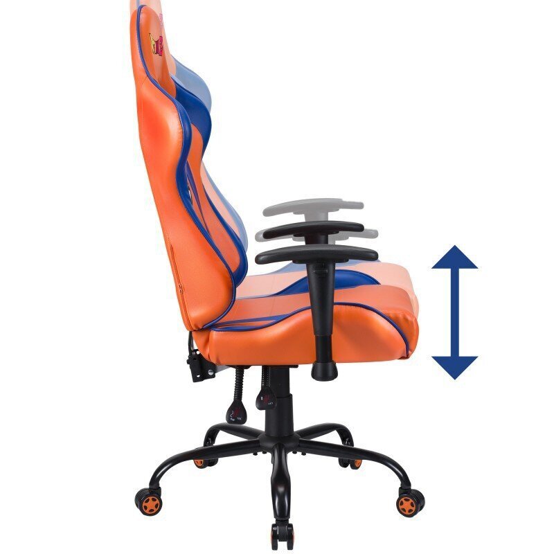 Spēļu krēsls Subsonic Pro DBZ, oranžs cena un informācija | Biroja krēsli | 220.lv